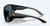 Finlet Sunglasses with Matte Black Frames and 580P Gray Lenses by Costa Del Mar