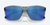 Los Alijos Sunglasses with Translucent Deep Blue Frames and 580P Blue Mirror Lenses by Costa Del Mar