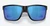 Broadbill II XL Sunglasses with Matte Black Frames and 580G Blue Mirror Lenses by Costa Del Mar