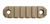 3" Coyote Tan Cerakote 7 Slot M-LOK Picatinny Rail by GrovTec