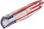 USA Flag Leek 3" Blade Folding Knife by Kershaw
