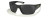 Bucktail Sunglasses with Matte Black Frames and Dark Grey Lenses by Zeal