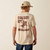 Cowboy Up Short Sleeve Tee-White by Ariat