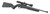 10/22 .22lr Semi Auto Rifle and Vortex Scope with 16 Inch Barrel Length in Black Synthetic Stock by Ruger