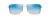 Piha Sunglasses with Matte Silver and Brown Frames with Dual Mirror Blue and Silver Lens by Maui Jim