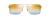 Piha Sunglasses with Shiny Gold and Burgundy Frames with Dual Mirror Gold to Silver Lens by Maui Jim