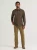 Technical Long Sleeve Snap Shirt-Turkish Coffee by Wrangler