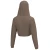 Womens LocalGirl Velvet Crop Hoodie