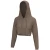 Womens LocalGirl Velvet Crop Hoodie