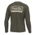 Youth Brush Camo Long Sleeve Heather Performance Shirt by Localboy