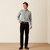 Wrinkle Free Bern Fitted Long sleeve Shirt-White by Ariat