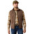 Men's Wren Faux Leather Prin Vernon Softshell Full Zip Vest by Ariat