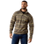 Caldwell Quarter Zip Sweater in Oxford Tan Southwest by Ariat