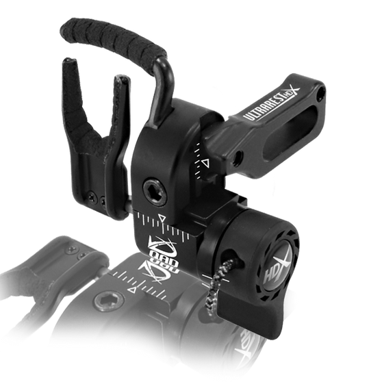 Black Ultra Rest HDX for Left Hand by Quality Archery Designs