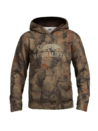 YOUTH EVERYDAY OUTDOORSMAN HOODIE Front by NATURAL GEAR