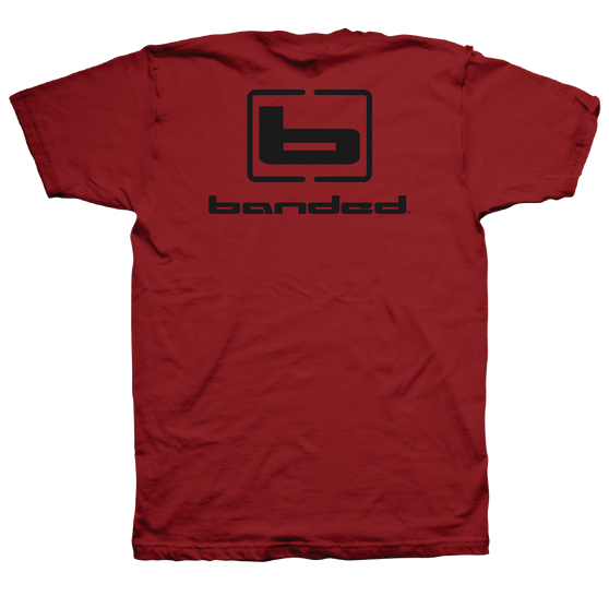 Flyin' Colors Short Sleeve Tee by Banded- Red