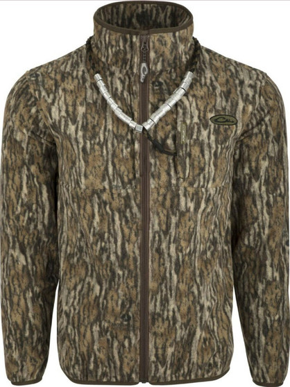 MST Camo Camp Fleece Full Zip Jacket by Drake