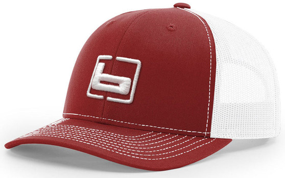 Trucker Snapback Cap in Cardinal/White by Banded