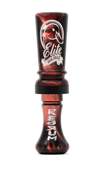 Acrylic Murder Single Reed Duck Call in Black Cherry Pearl by Elite