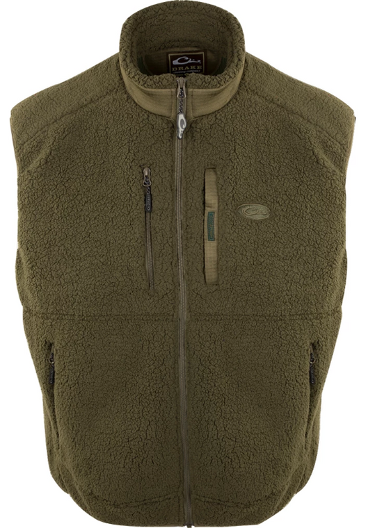 Drake Sherpa Fleece Layering Vest