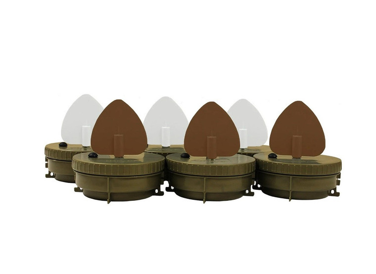 6 Pack Dove Flock A Flicker Motion Decoys by Mojo Outdoors