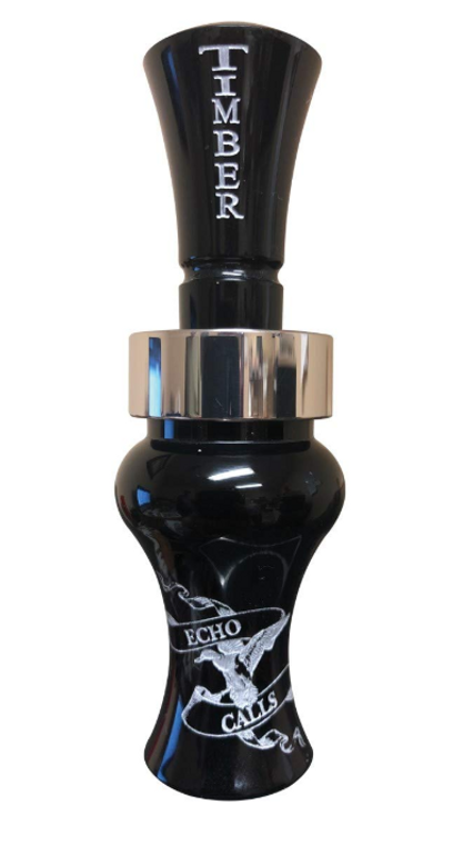 Timber Black Acrylic Duck Call by Echo Calls