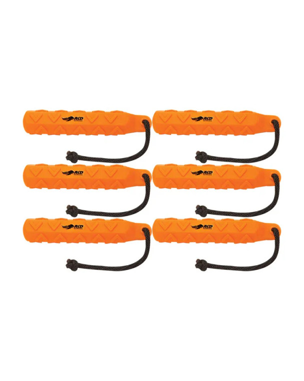 6 Pack Orange 2 Inch HexaBumper Training Bumpers by Avery