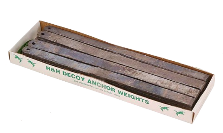4 oz. 12 Pack of Decoy Anchor Weights by H&H Lure Company