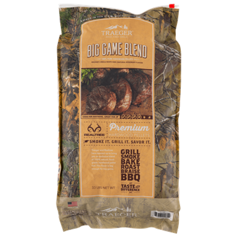 Realtree Big Game Blend Wood Pellets by Traeger