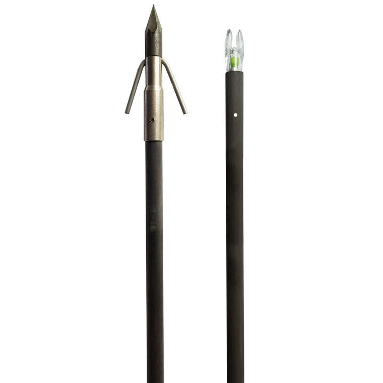 Lighted Carbon Arrow - Green X Nock