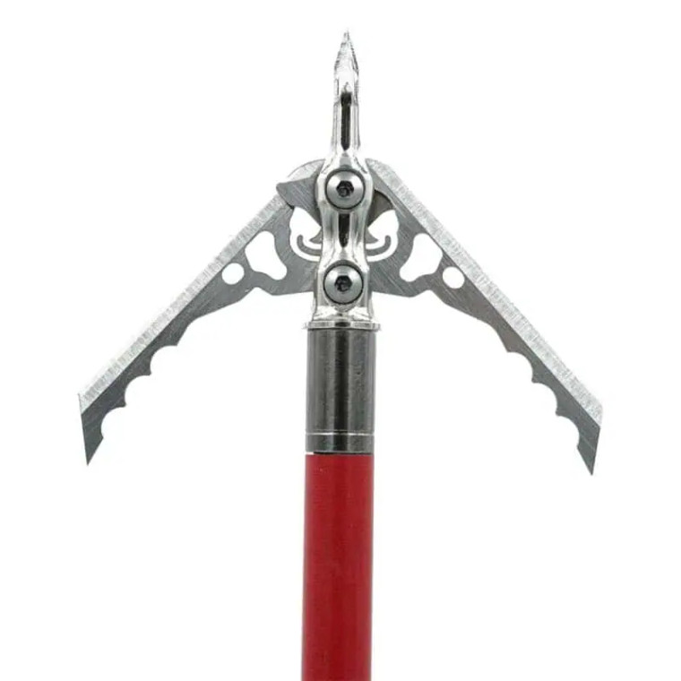 100 Grain Hypodermic No Collar 2 Blade Broadheads by Rage 100 Grain Hypodermic No Collar 2 Blade Broadheads by Rage