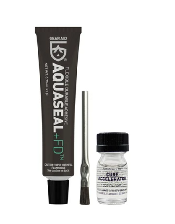 Aquaseal and FD Tube with Cure Accelerator Bottle by Gear Aid