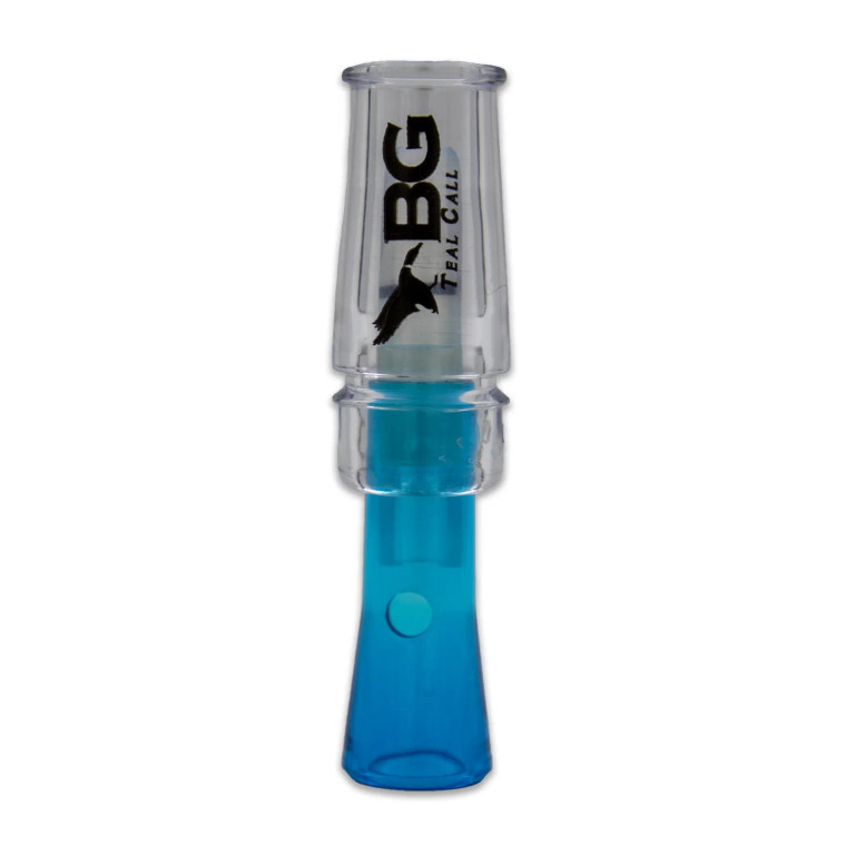 Clear/Blue Calls Teal Duck Call by Buck Gardner Clear/Blue Calls Teal Duck Call by Buck Gardner