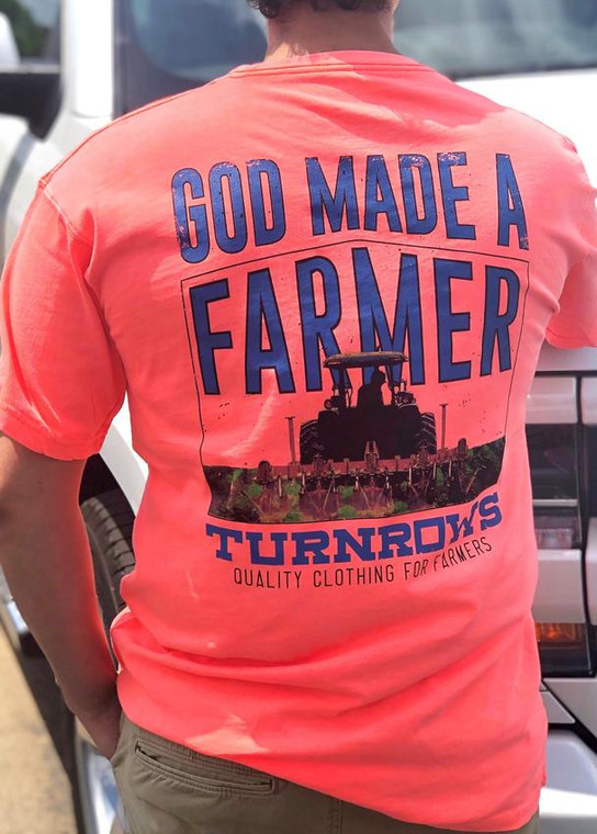 God Made A Farmer Orange S/S