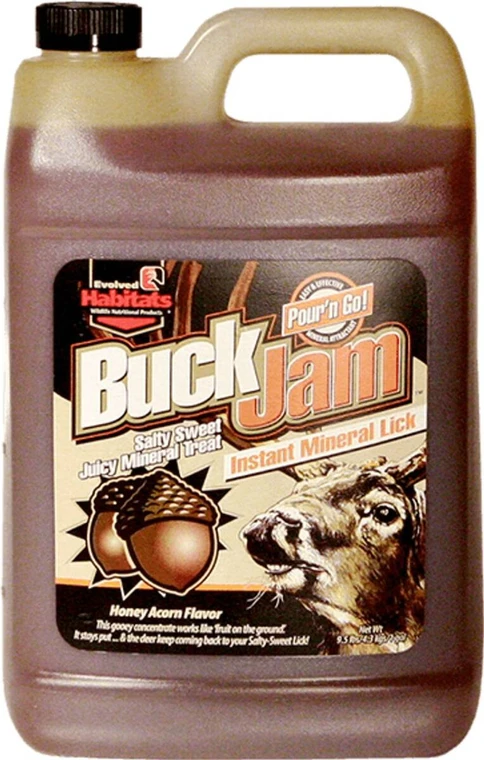 1 Gallon Honey Acorn Flavored Buck Jam Liquid Attractant by Evolved