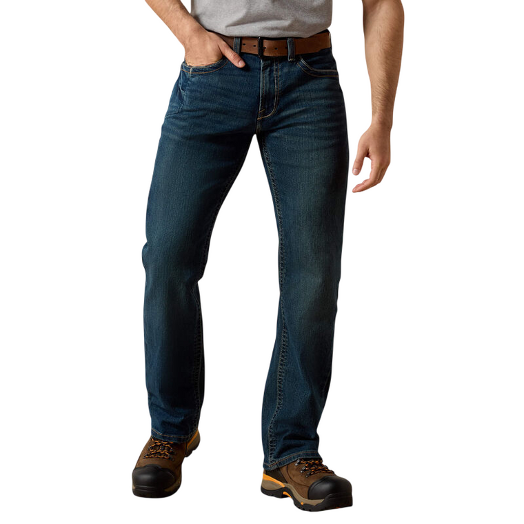 Men's Rebar M4 Relaxed DuraStretch Edge Boot Cut Jeans by Ariat