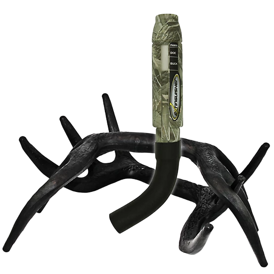 Black Extinguisher Rack & Camo Deer Call Combo by Illusion