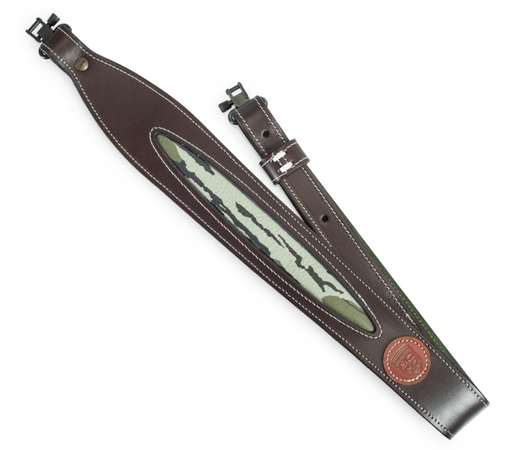 Leather Gun Sling - DK Brown