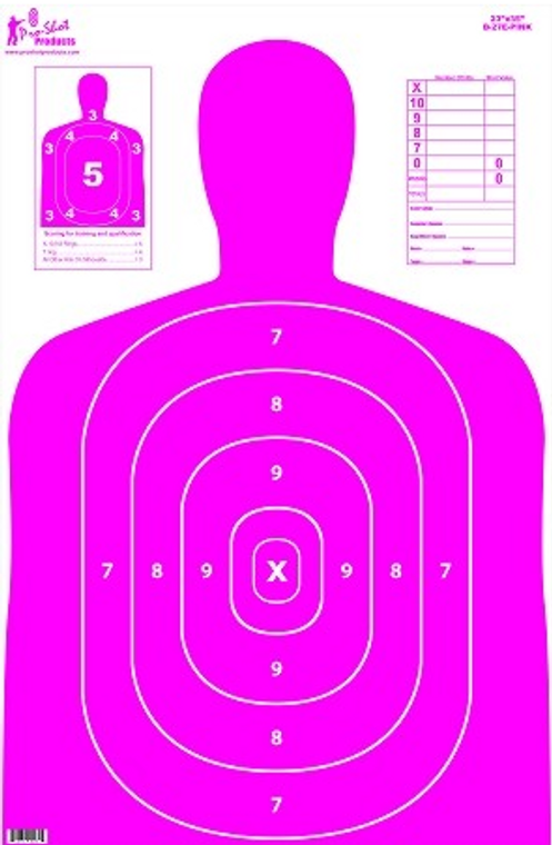 23" x 35" B27 Silhouette Target