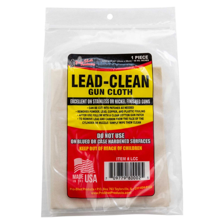 Lead Gun Cleaning Cloth, by Pro-Shot