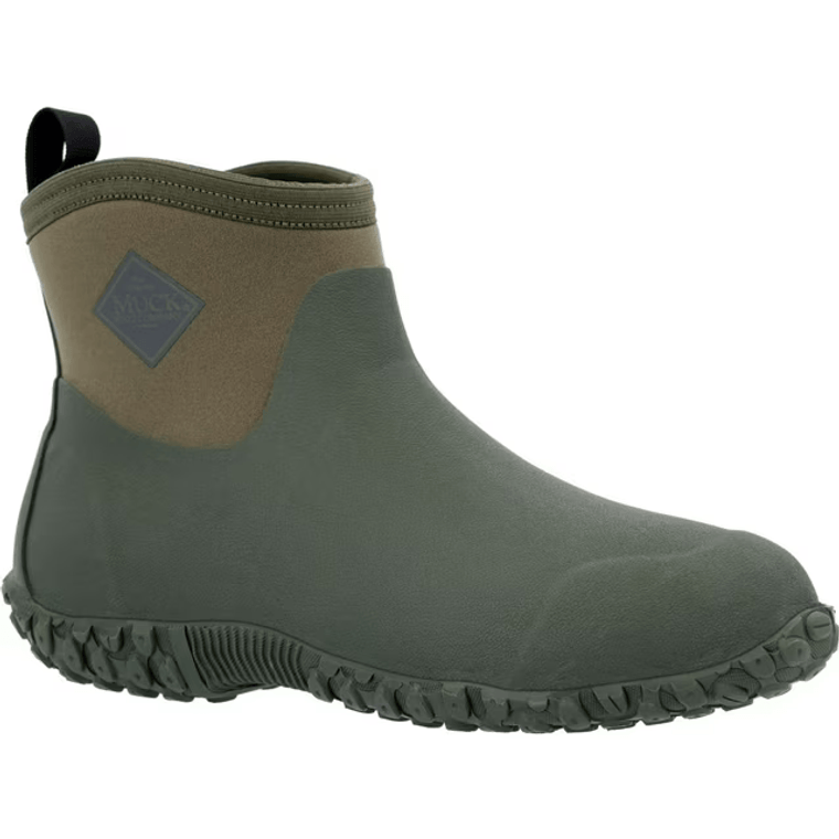 Men's Muckster II Rubber Ankle Boots in Moss by Muck Boots- Moss Right SIde