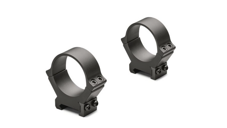 Cross Slot PRW2 34mm Medium Rings in Matte by Leupold