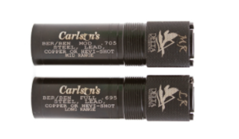 Carlson's Delta Waterfowl 2 Pack 12 Gauge Medium and Long Range Waterfowl Choke Extended Non-Ported for Retay