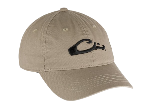 Cotton Twill Large Logo Hat by Drake