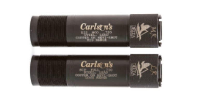 Carlson's Delta Waterfowl 2 Pack 12 Gauge Medium and Long Range Waterfowl Choke Extended Non-Ported for Invector Plus