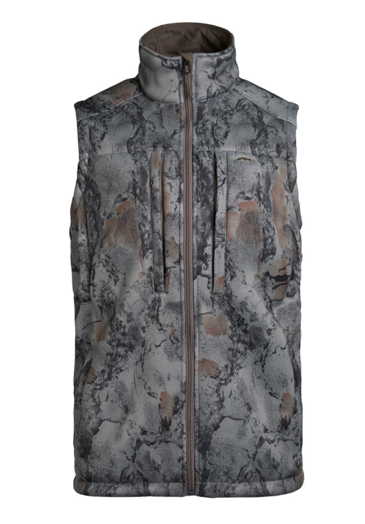 Men's Camo Midweight Layering Hunting Vest by Natural Gear