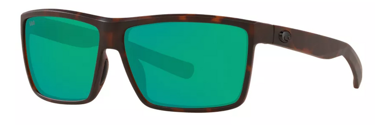 Rinconcito Matte Tortoise - Green Mirror Polarized Sunglasses by Costa Del Mar