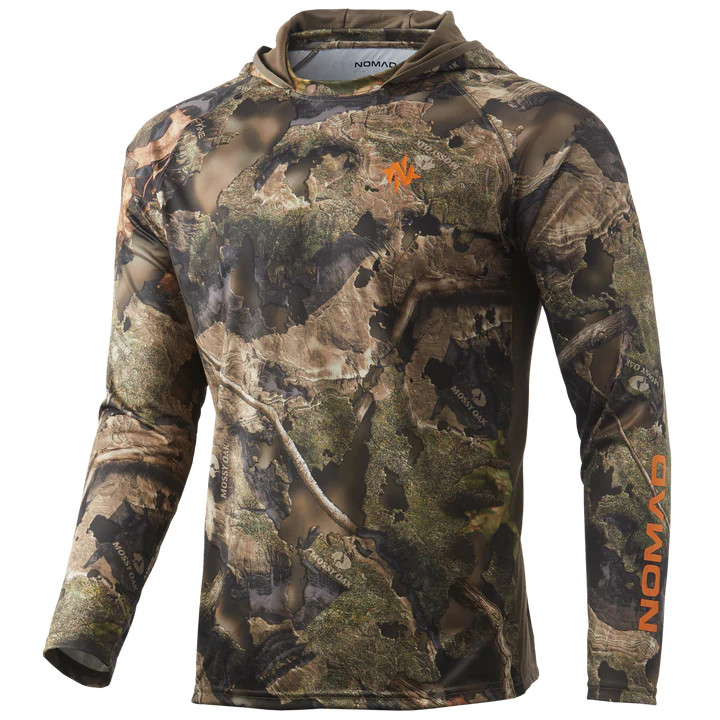 Pursuit Camo Hoodie By Nomad Droptine - Front