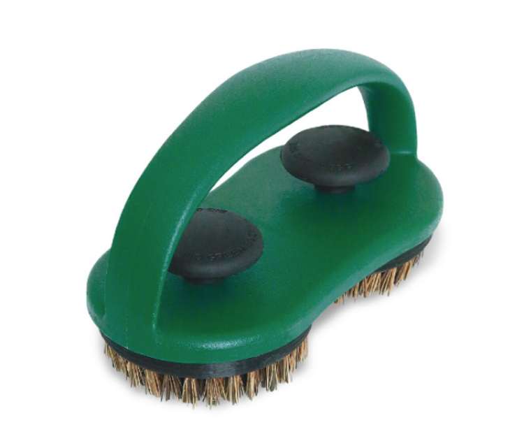 Big Green Egg SpeediClean Palmyra Bristle Dual Brush Grid Scrubber