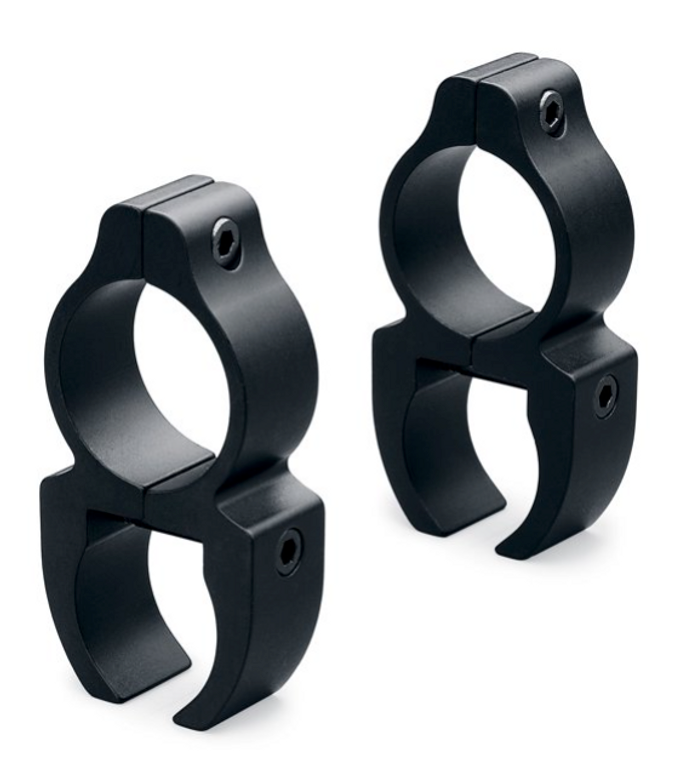 Rifleman .22 3/8 Inch Detachable See Thru Scope Rings in Matte by Leupold